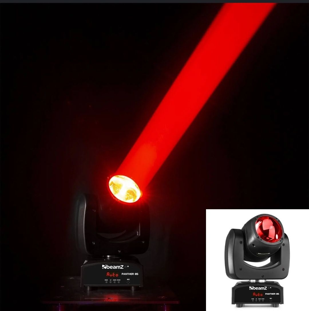 4 UNIDADES NOVOS BEAMZ Panther 85 LED Beam Moving Head