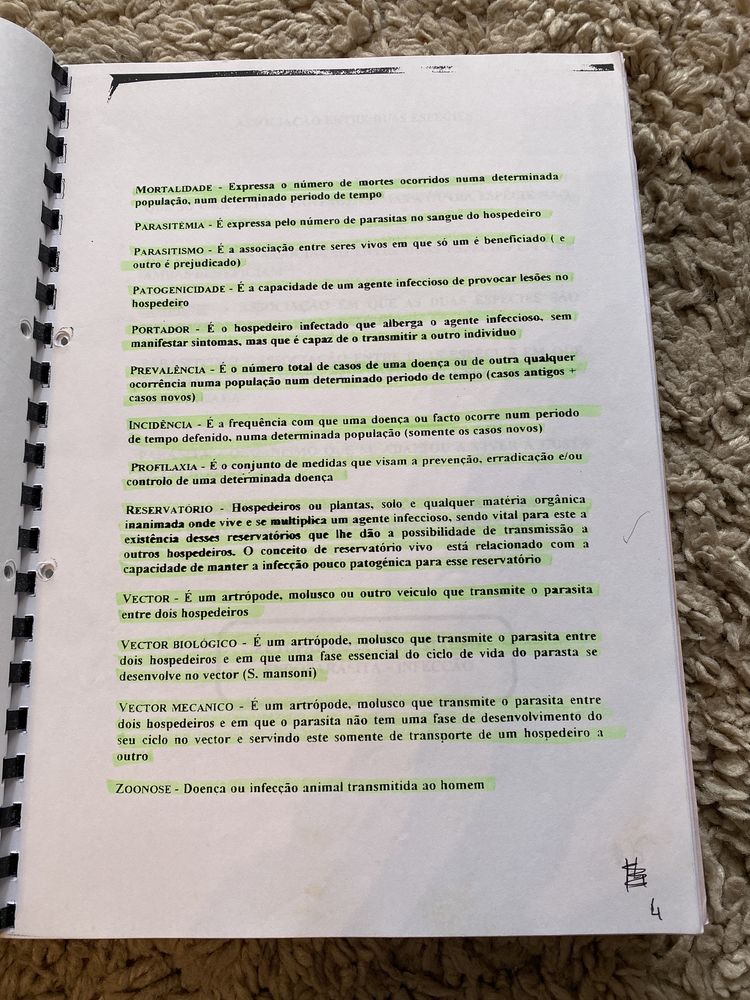 Apontamentos de microbiologia e parasitologia