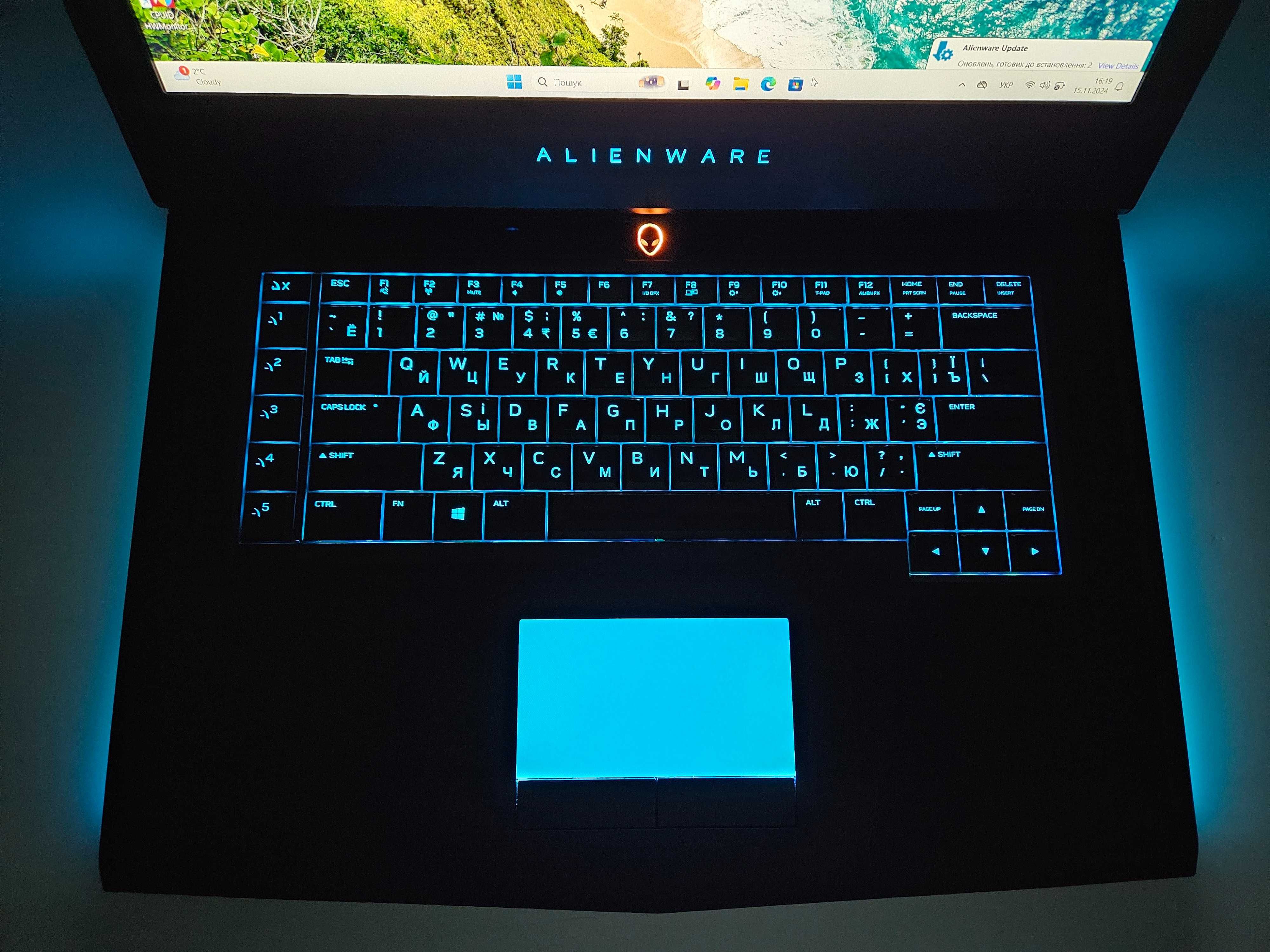 Ноутбук Alienware 15 R4 G-SYNC|i7-8750H|GTX 1060|16|512|1Tb