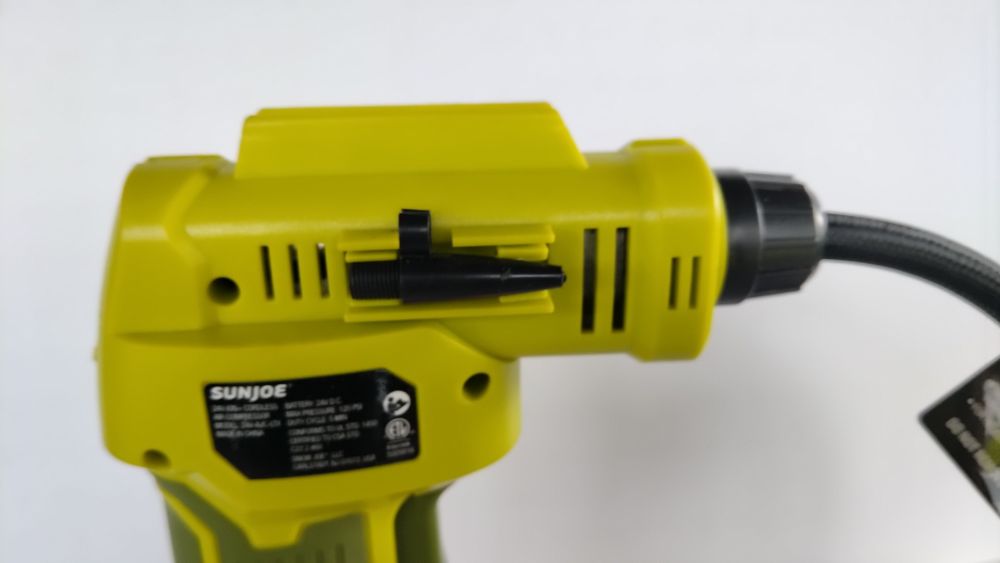 Compressor Portátil Sun Joe 24V. Novo