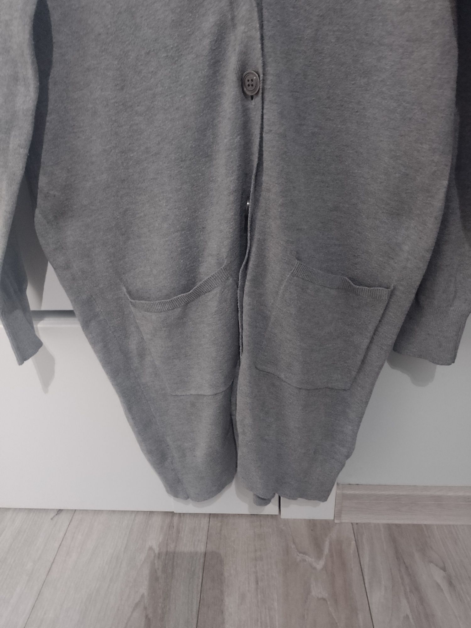 Next długi damski sweter roz L 40