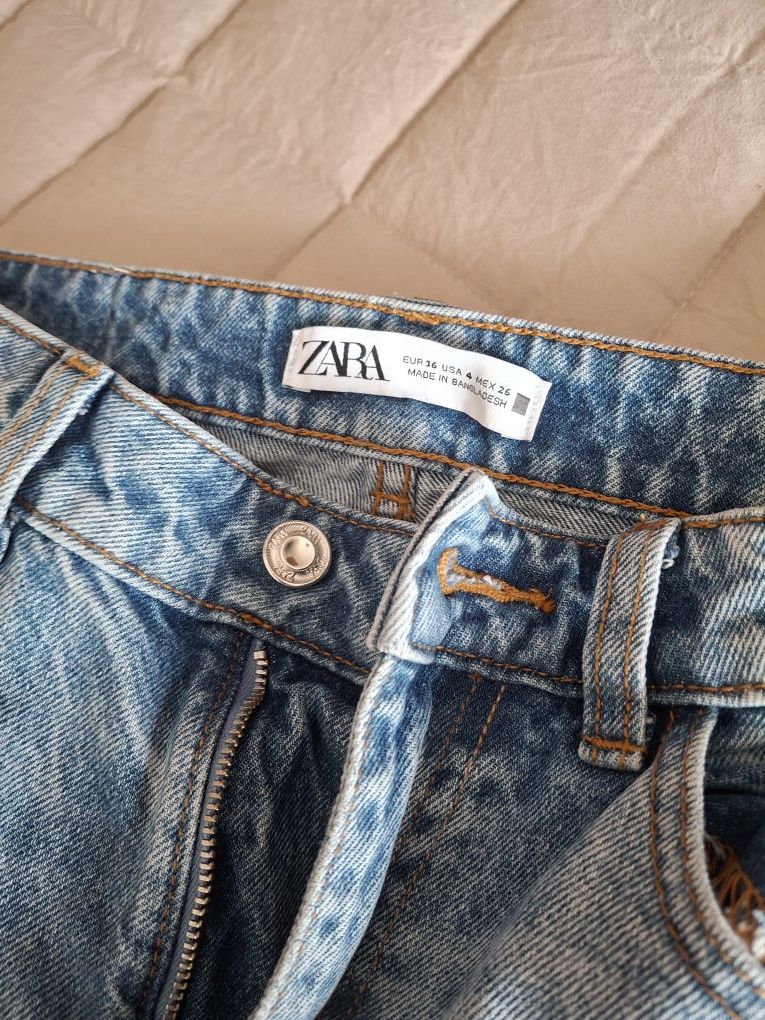 Calças de ganga Zara, tam 36. Novas
