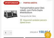 Transportadora cão