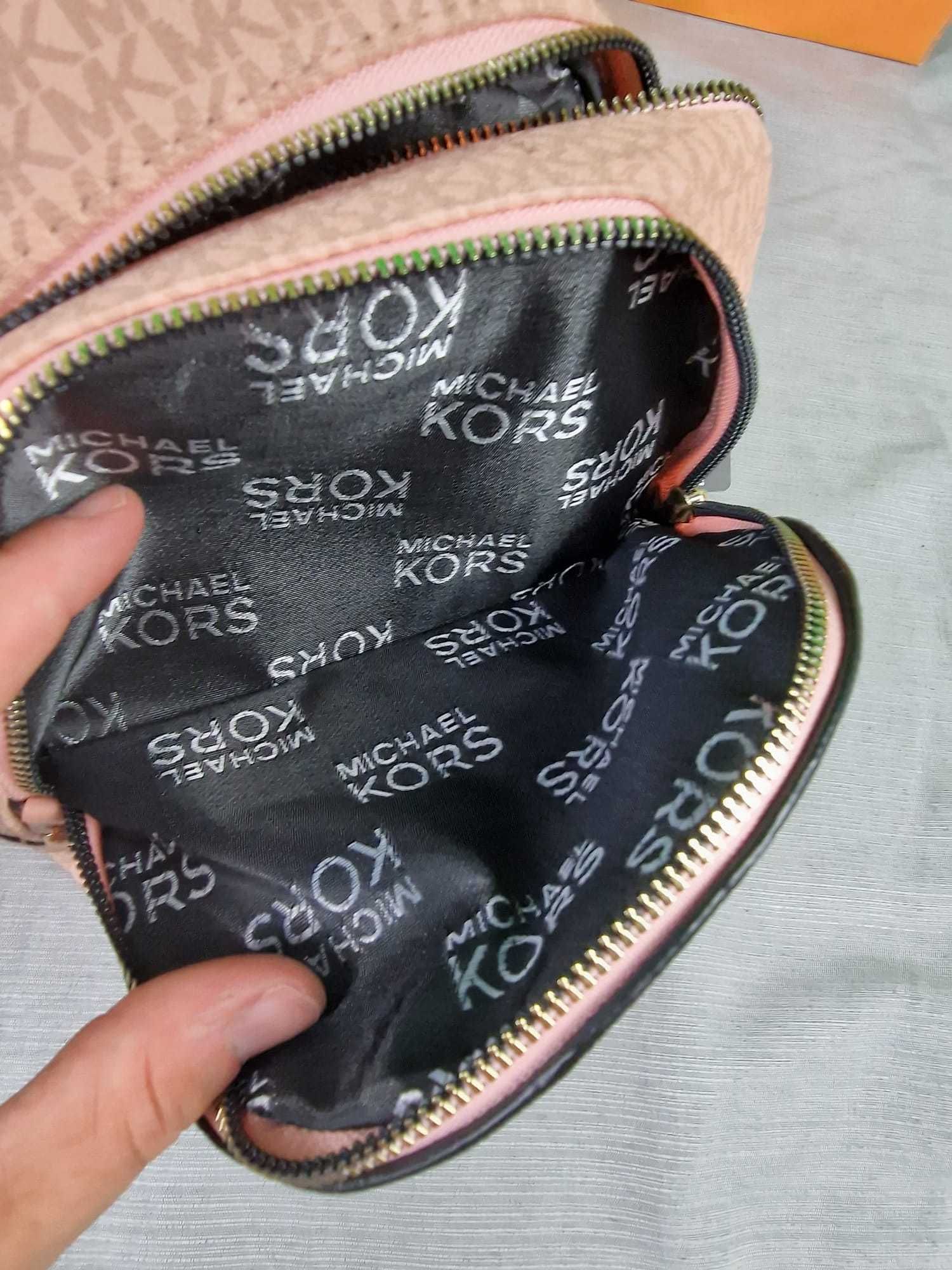 Plecak damski różowy Michael Kors monogram plecaki nowe MK