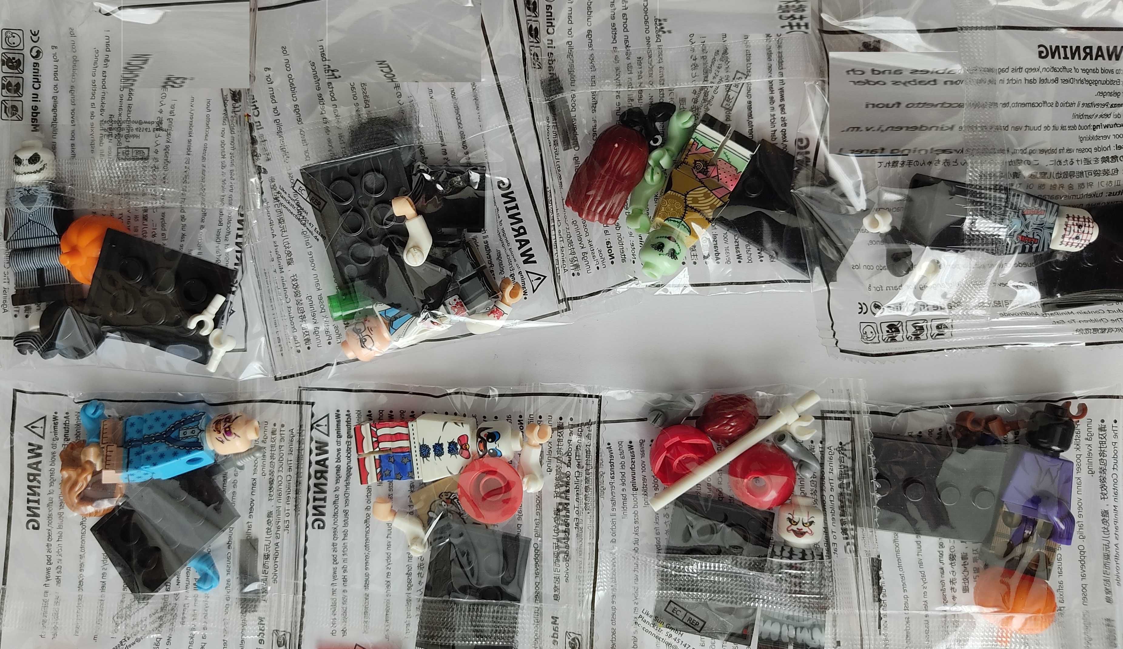 Coleção de bonecos minifiguras Terror nº4 (compatíveis Lego)