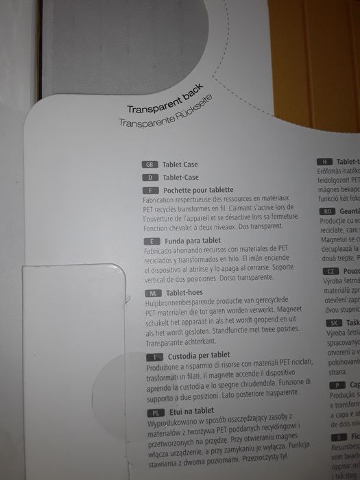 Новый защитный чехол подставка Hama Terra Apple iPad 10.2 2019 по 2021