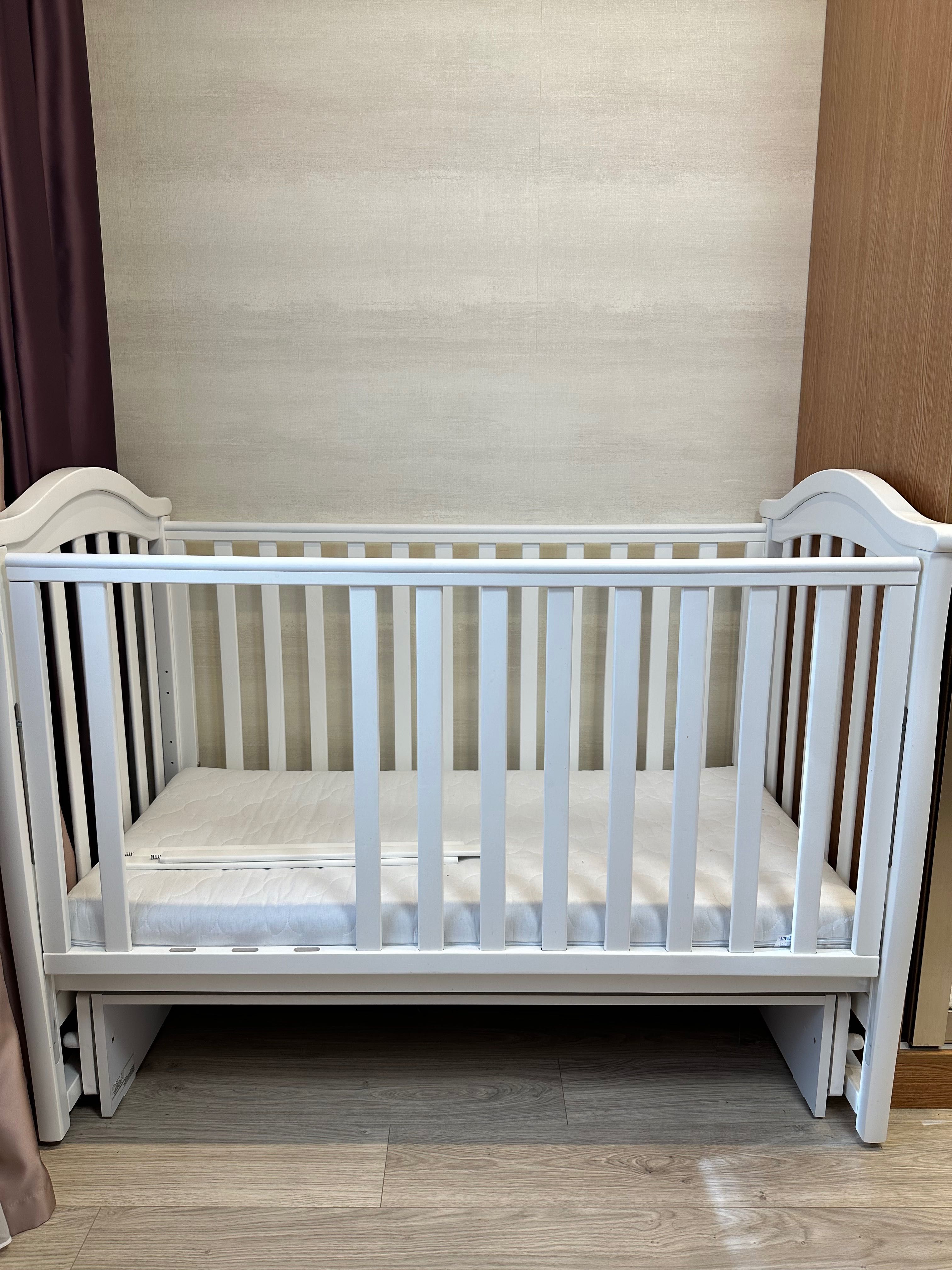 Детская кровать Верес , кровать для новорожденных с матрасом