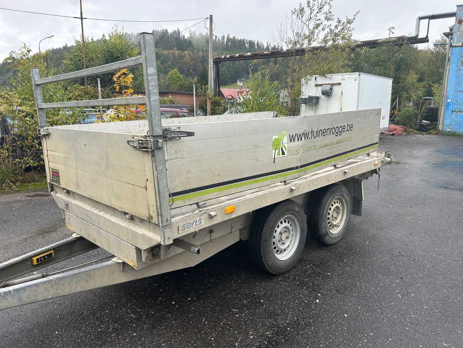 Przyczepa wywrotka kiper 3500 kg 3,5 tony SARIS C3500 lekko uszkodzona