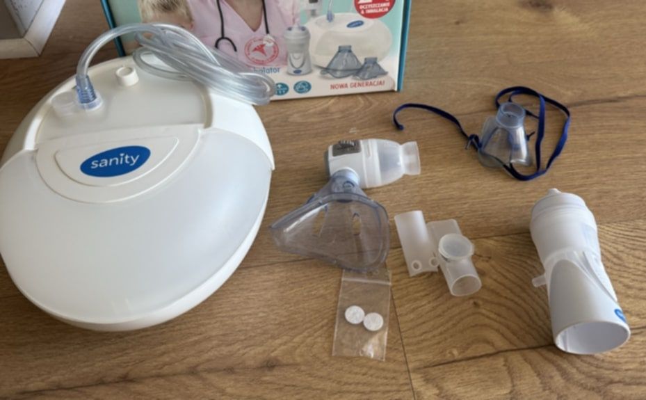 Sanity pro inhalator nebulizator zatoki oskrzela i płuca