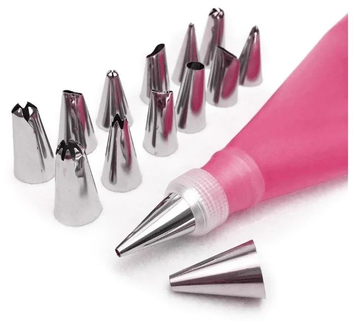 Кондитерський набір 16 предметів,силіконовий мішок.