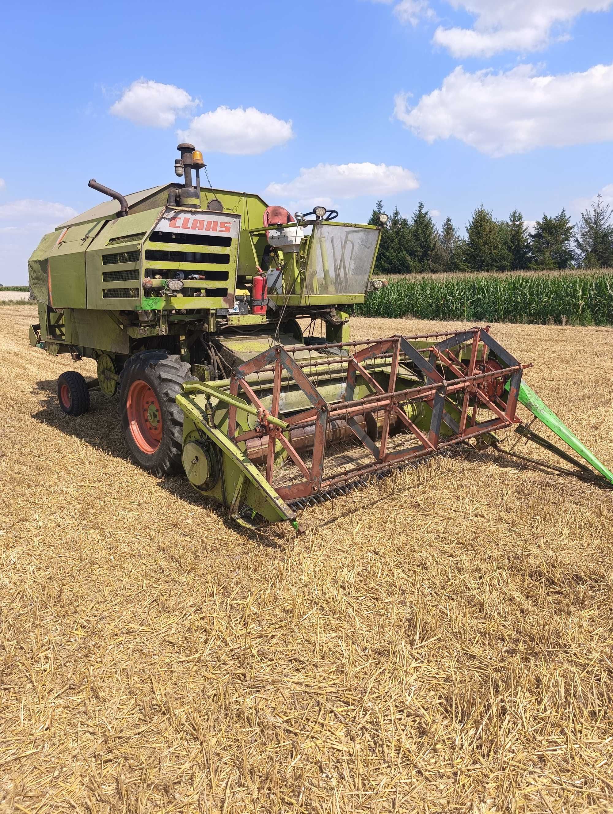 Kombajn Claas Consul i Pług obrotowy 3 skibowy