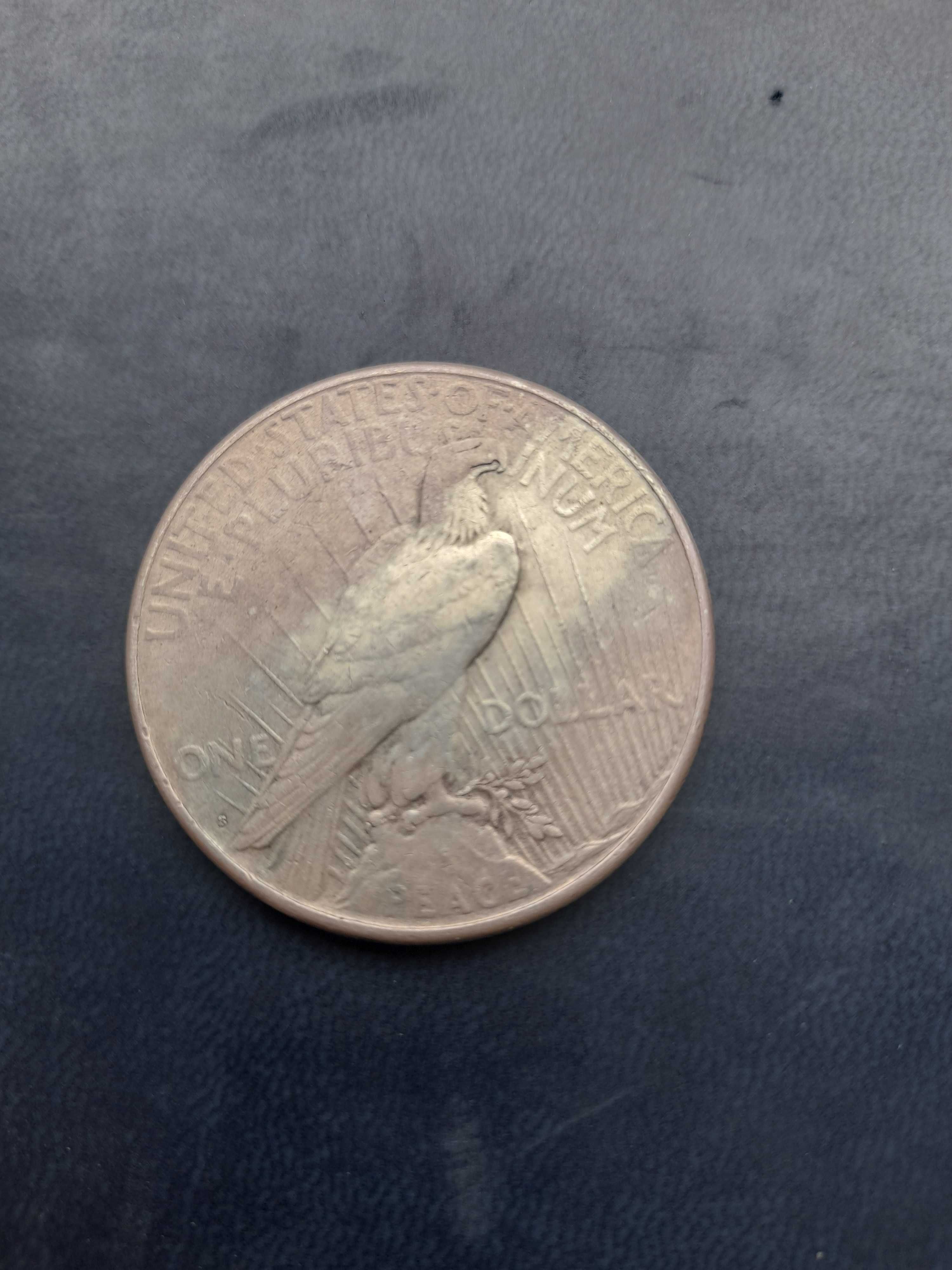 Доллар 1923 год. Серебро