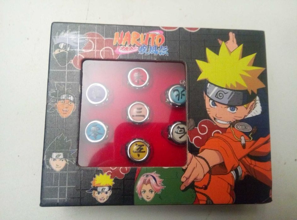 Набор колец Наруто-Косплей-Аниме- Naruto