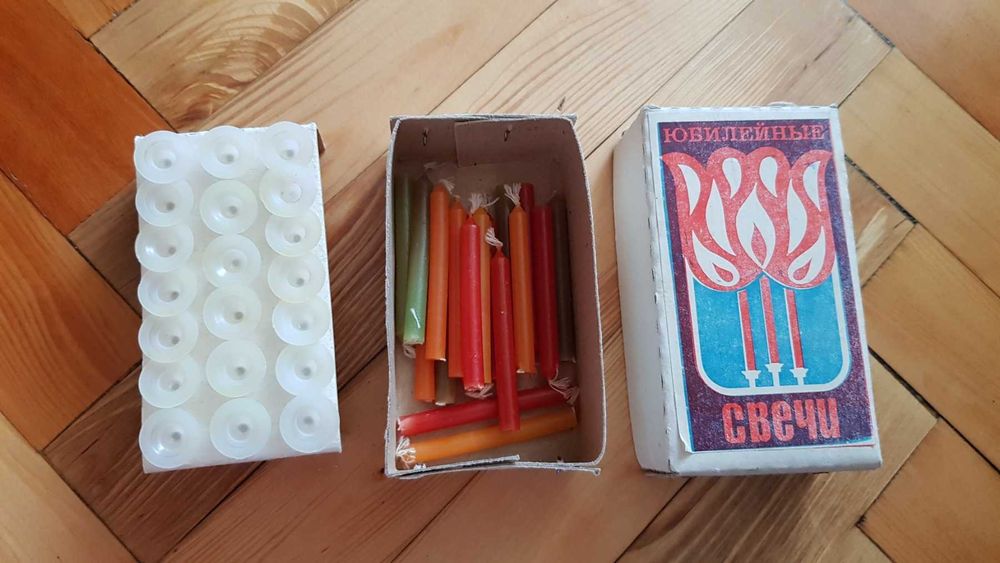 Свечи юбилейные для торта. Ссср. Новые
