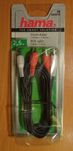 Markowy przewód/kabel HAMA 2xRCA (2 x cinch) - NOWY, NIEUŻYWANY 2,5m
