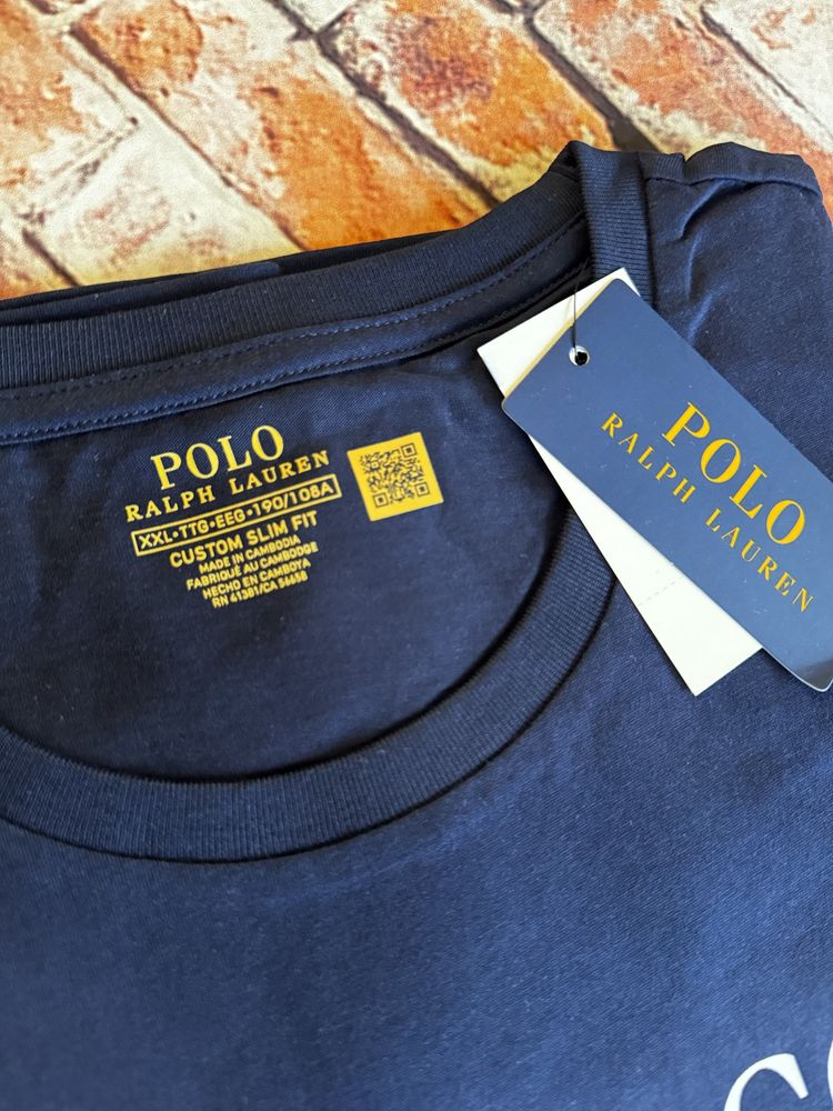 Футболка chicago ralph lauren blue L, XL, XXL