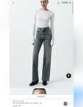 High rise wide leg jeans Zara