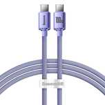 Kabel Baseus Cajy Usb-c - Usb-c Pd 100w 5a 480Mb/s 1,2m - fioletowy