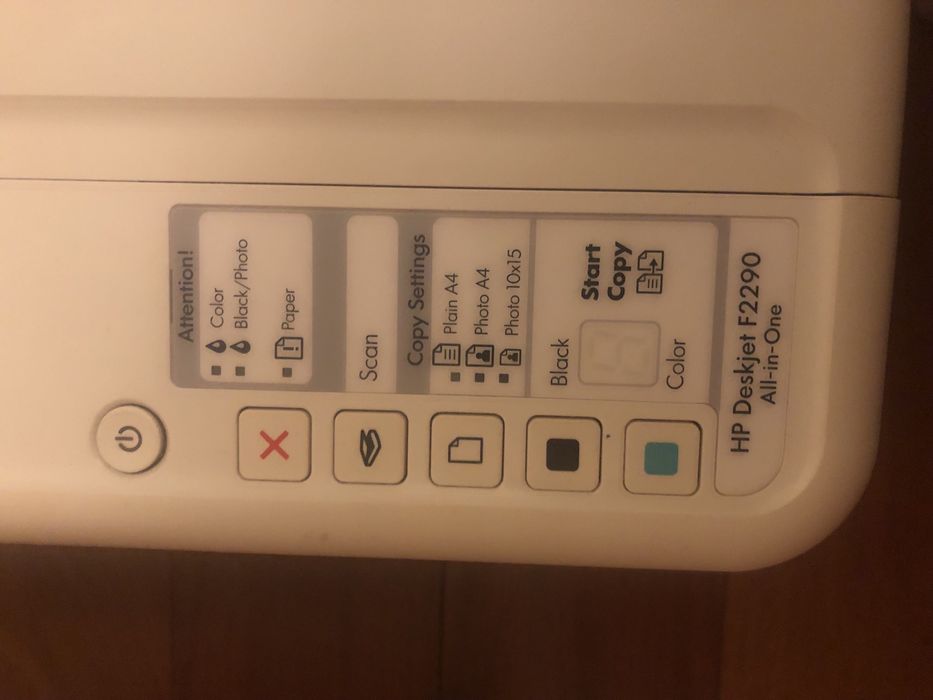 Impressora hp deskjet f2290 all in one