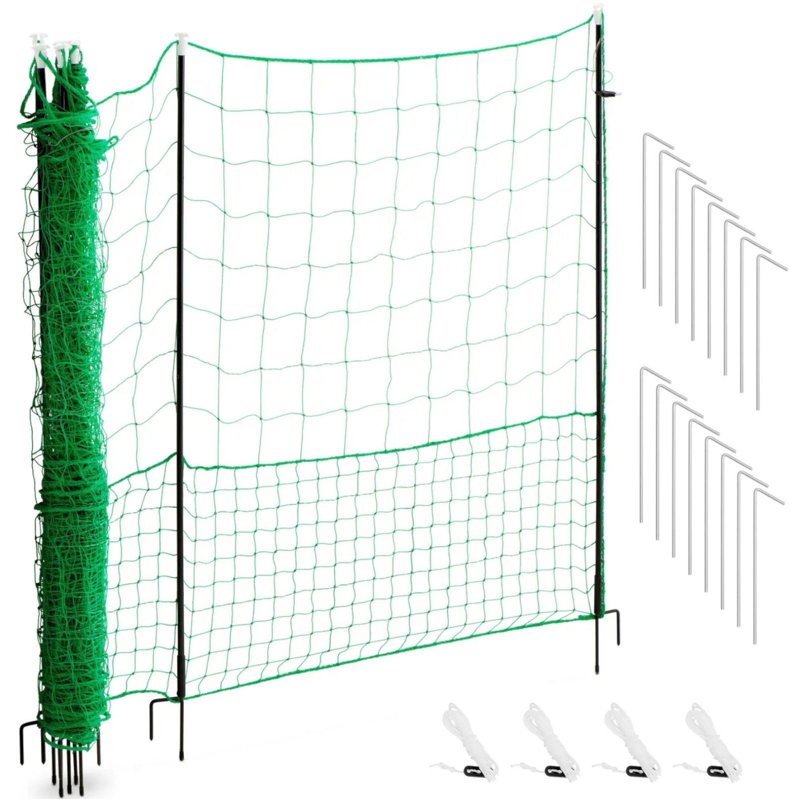 Siatka zagroda ogrodzenie ochronne hodowlane dla kur drobiu 1.25 x 15