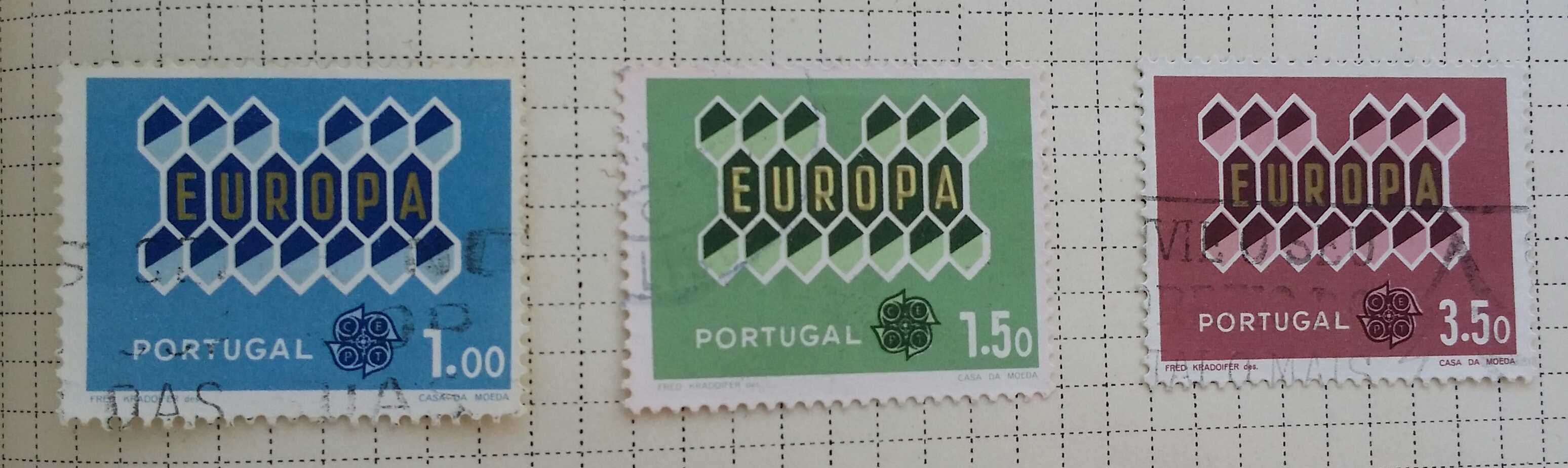 Filatelia selos Portugal ano 1962