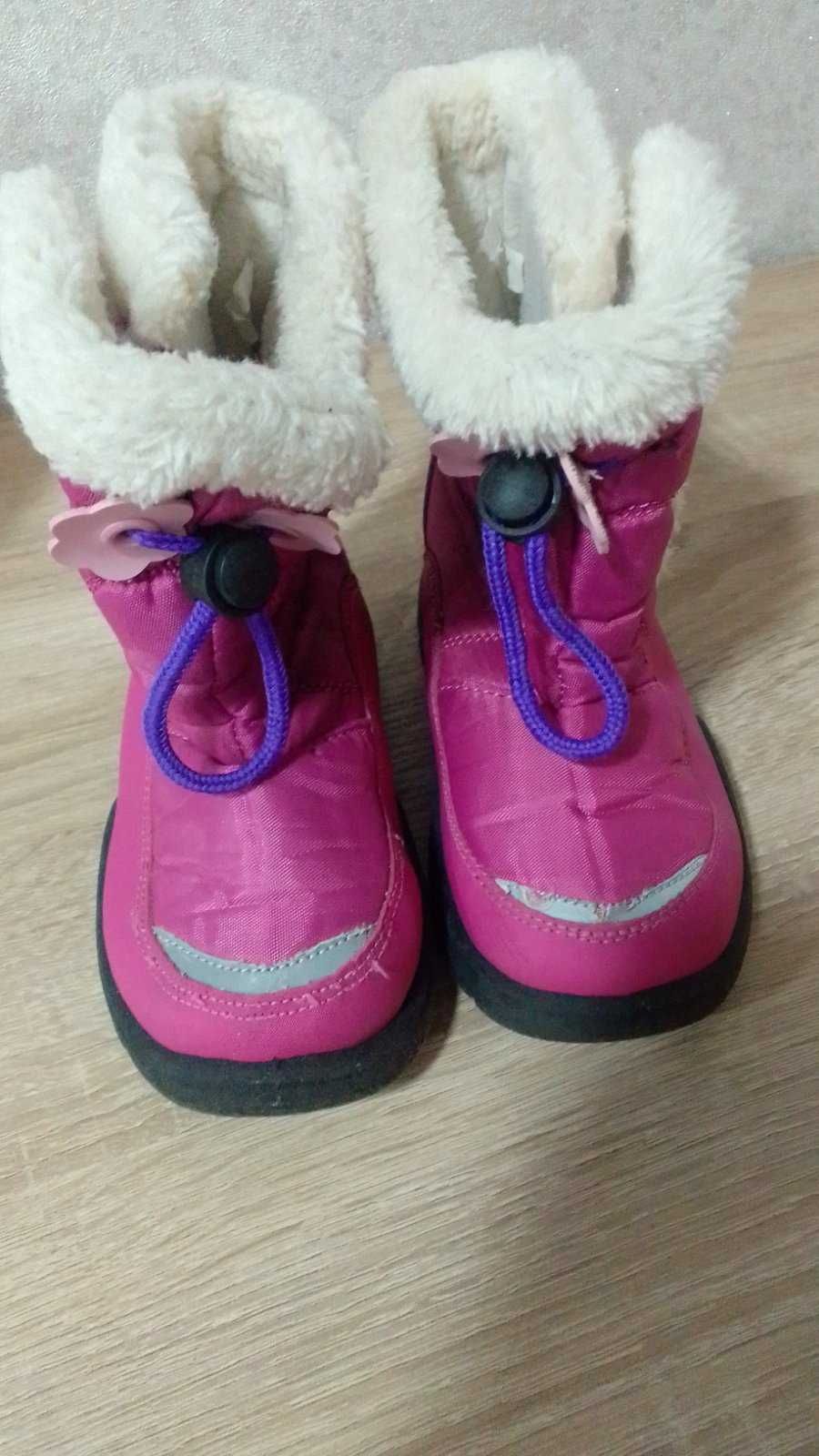 Дитячі зимові чоботи сапожки чобітки 28 р, 17,5 см