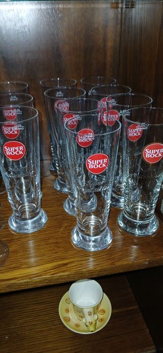 Conjunto copos super bock