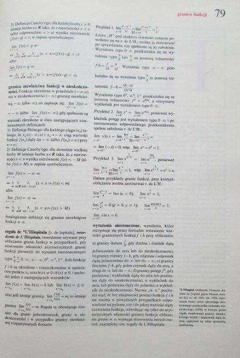 Encyklopedia Szkolna Matematyka, WSiP 1990.