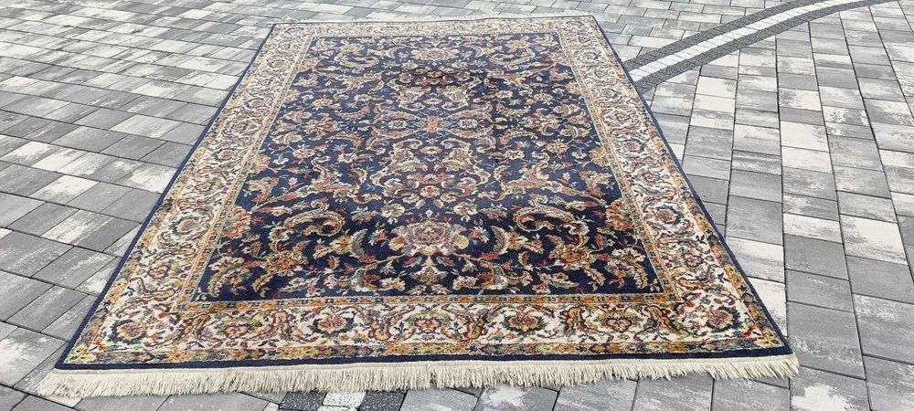 Keshan dywan wełniany tkany ręcznie 311 x 200 cm wełna