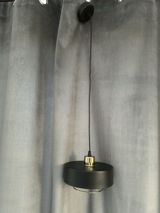 Lampa sufitowa czarno zlota