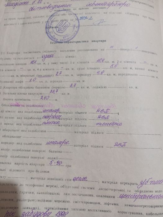 Продам однокімнатну квартиру