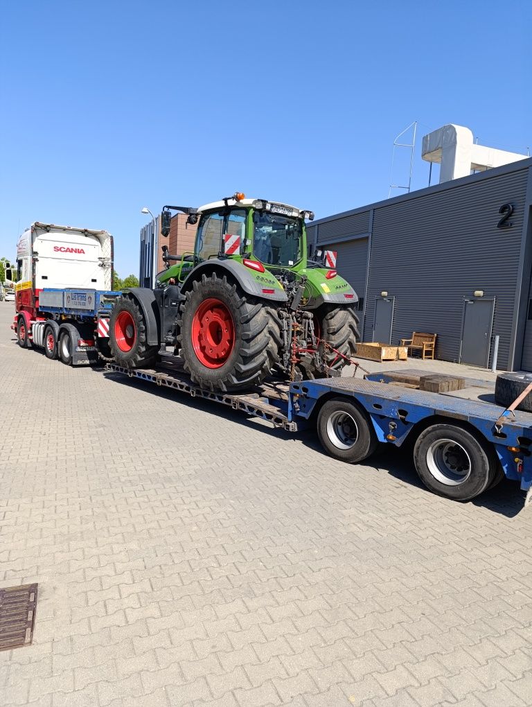 Transport maszyn rolniczych- kombajnów, sieczkarni, przyczep