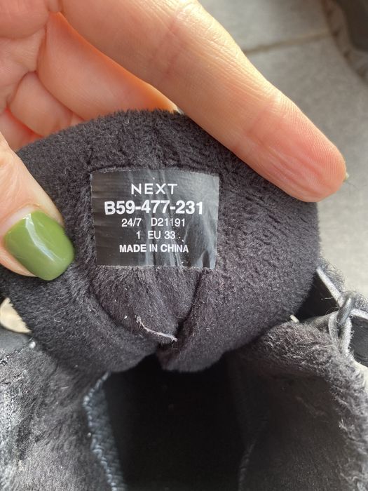 Зимові кросівки чоботи next 33 розмір