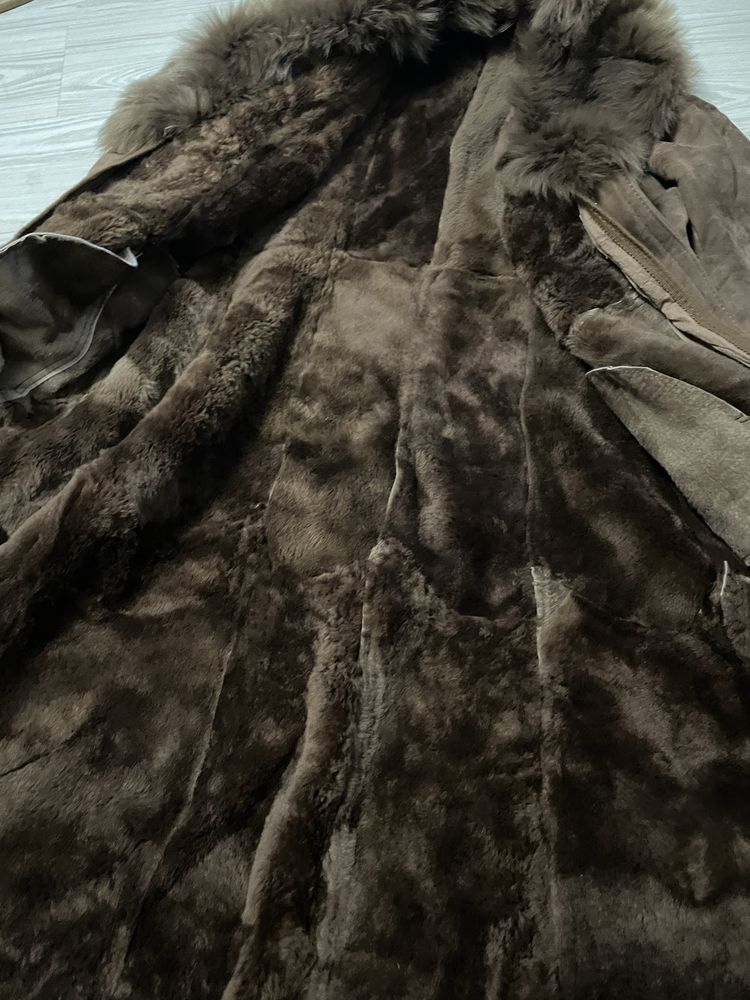Kożuch damski Sabac model Liza 40 L vintage