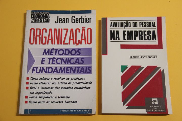 Livros sobre economia, negócios, empresas...