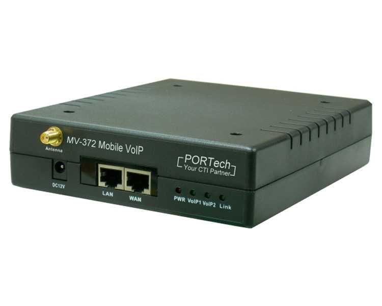 Gateway  VoIP PORTech MV-372 - 2 channel GSM