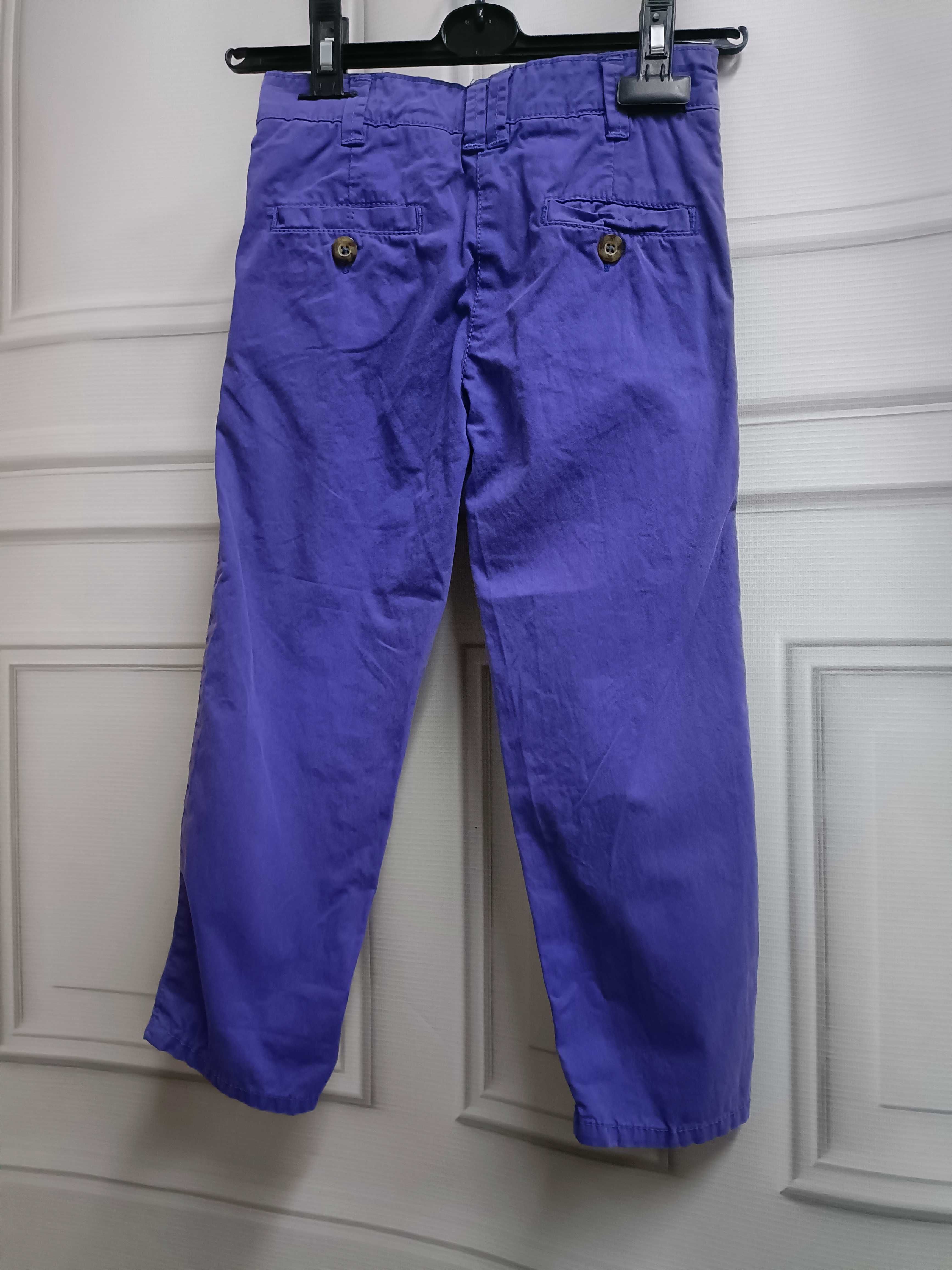 Spodnie dziewczęce fioletowy rozmiar 104