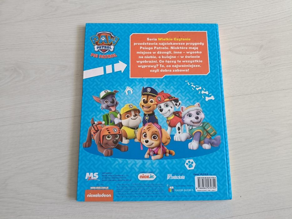 Książka psi patrol wyprawy piesków