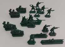 Żołnierzyki 1:48 - piechota niemiecka (WW2)