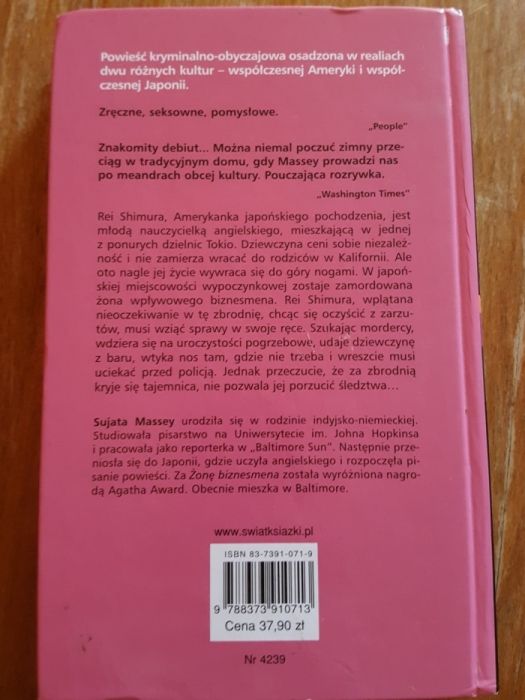 Książka " Żona biznesmena" Sujata Massey
