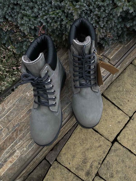 Timberland теплі натуральна овчина цегейка шкіряні жіночі черевики 37р