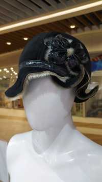 Эксклюзивная женская модельная шляпка шапочка раз.56-57