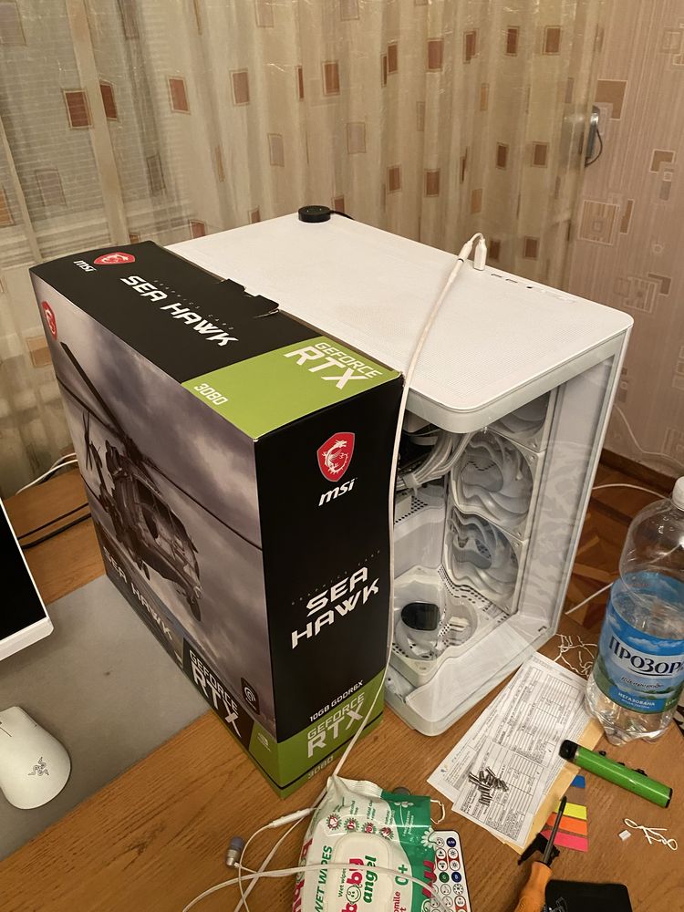 Відеокарта MSI GeForce RTX 3080 Sea Hawk X 10GB LHR
