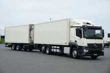 Mercedes-Benz ACTROS / 2540 / ACC / E 6 / ZESTAW PRZEJAZDOWY / CHŁODNIA + WINDA / 38 PALET