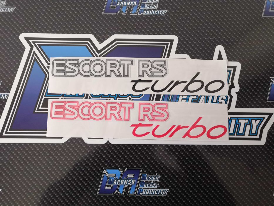 Autocolante Ford Escort RS Turbo