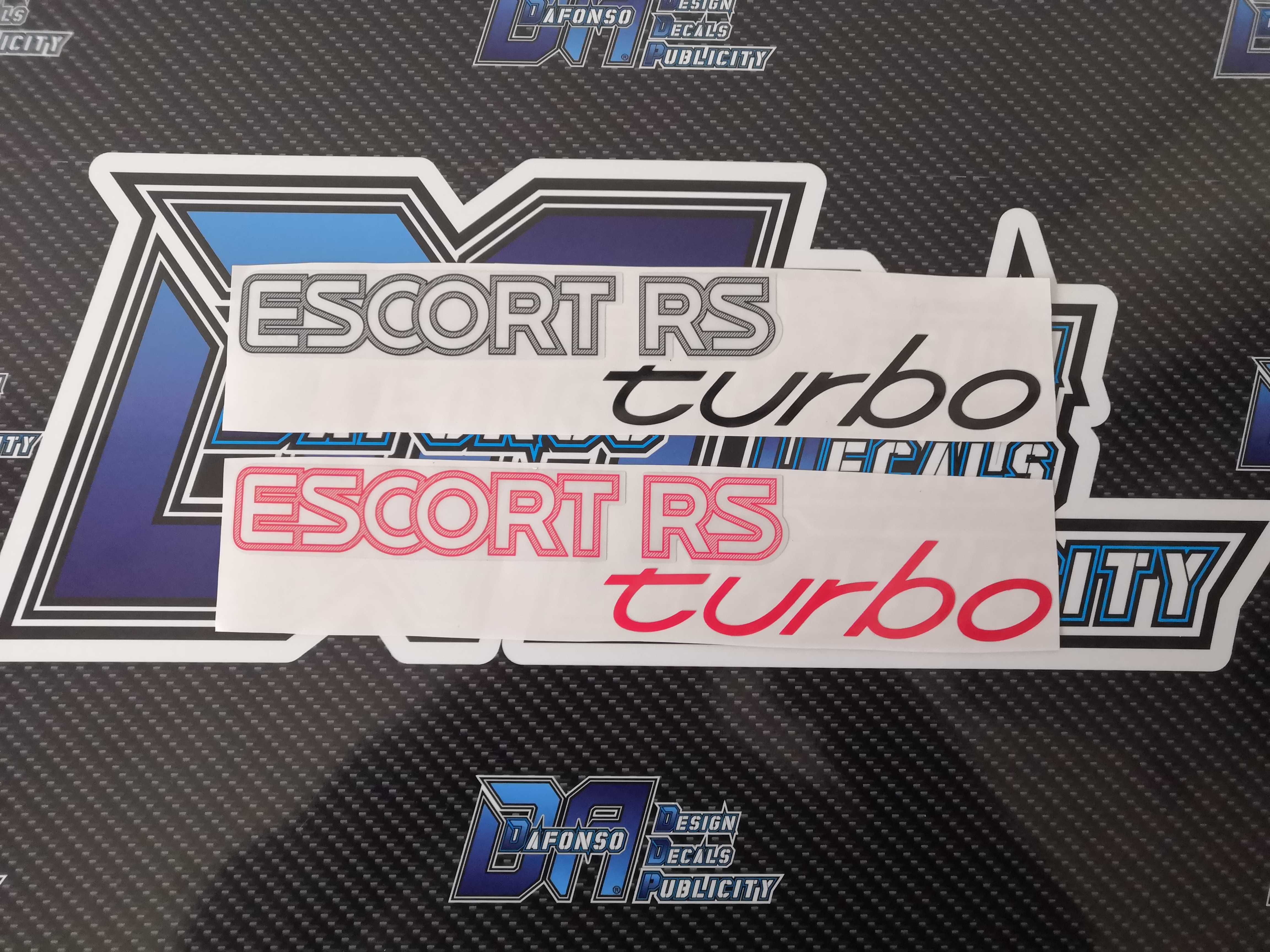 Autocolante Ford Escort RS Turbo