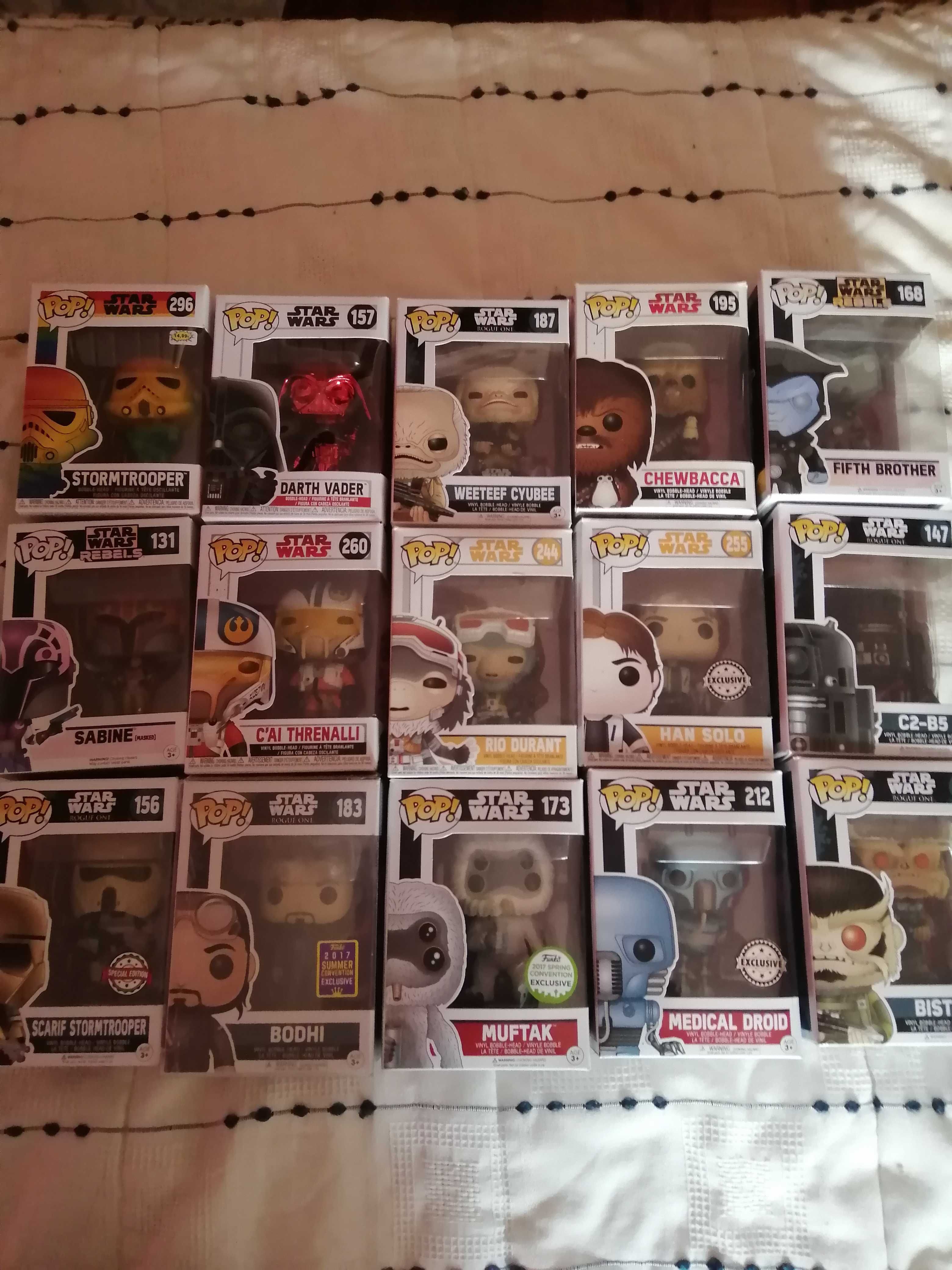101 Funko pop star wars raros primeiras edições ( novos preços )