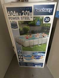 Piscina Retangular 404 x 201 x A 100 cm Bestway