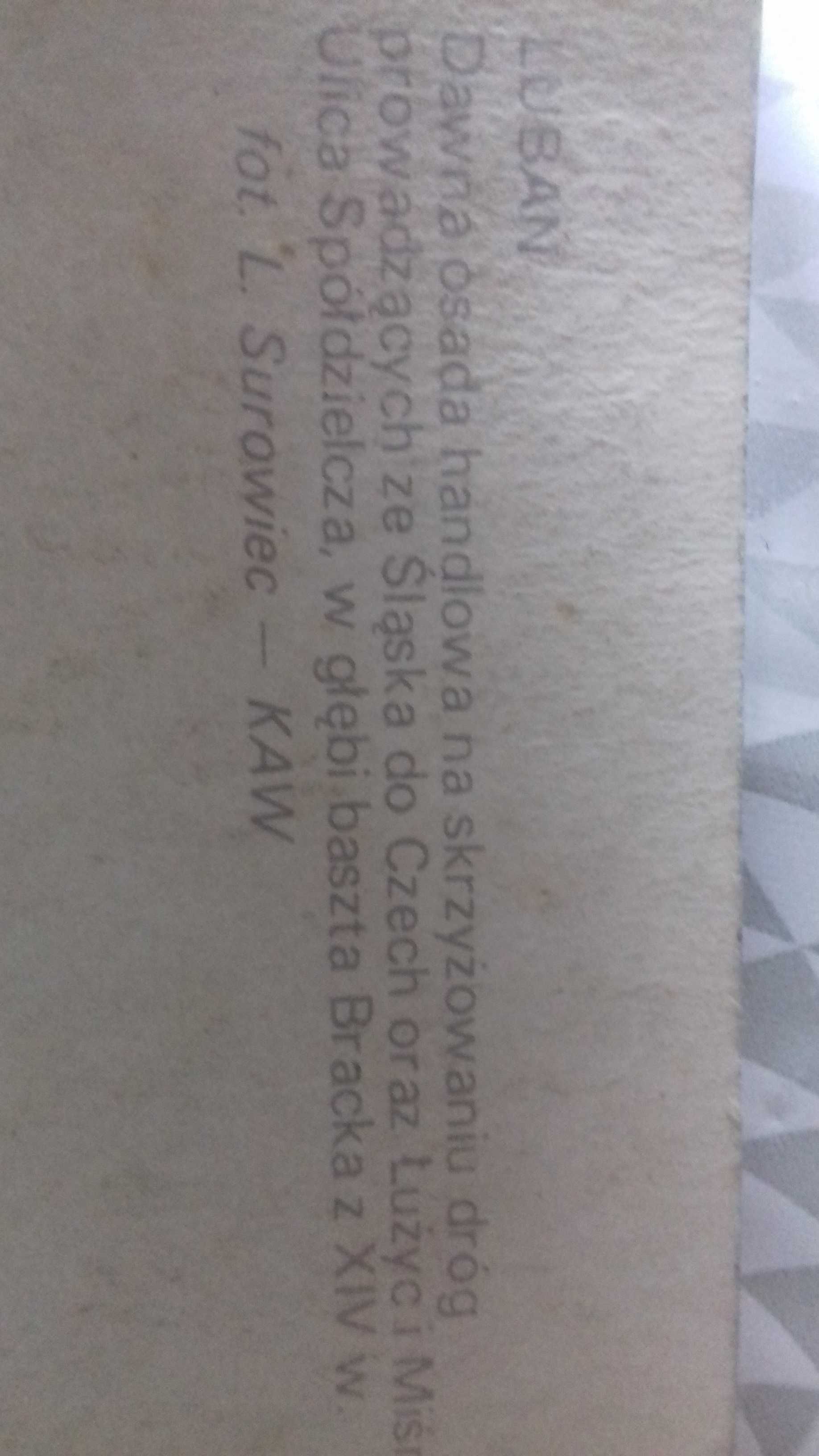 1985 LUBAŃ Kartka pocztowa widokówka
