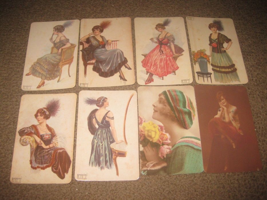 Colecção Completa de 8 Calendários da “Imprensa Portuguesa” Raro!